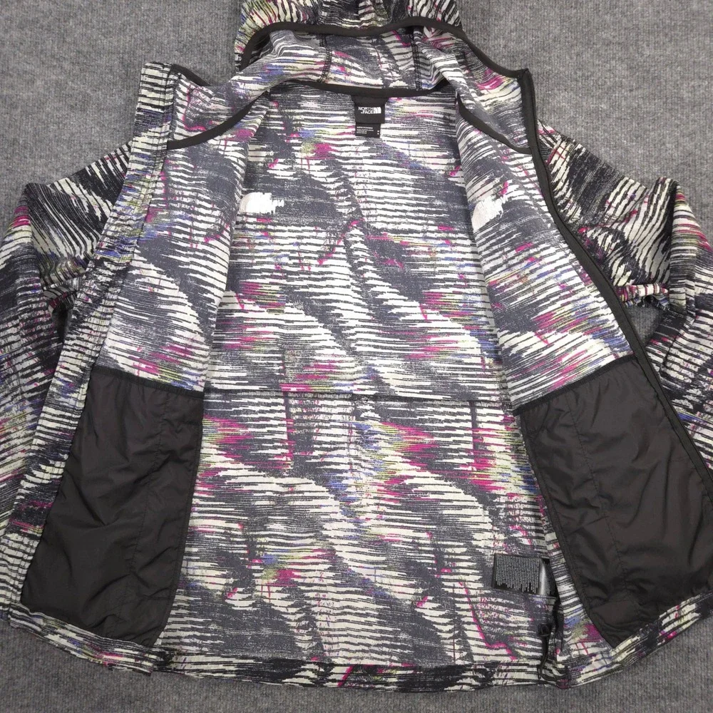 The North Face Easy Wind Full Zip Jacket Mens M Multicolor AOP WindWall Hooded